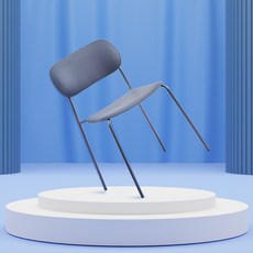 시라 식탁의자, 그레이, 1개