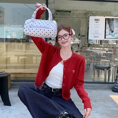 Awesomeful 女款馬克里恩針織開襟衫 A26SPC122306