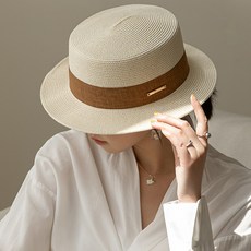 MarketA Chase 藤編巴拿馬帽