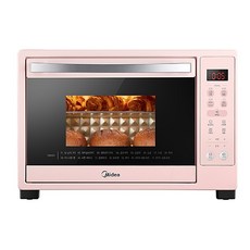 미디어 레트로 컨벡션 버튼식 오븐 핑크 35L, PT3505BPK