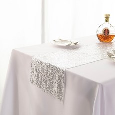 Safe Top派對用品桌巾, 04 優雅銀, 30 x 275 厘米