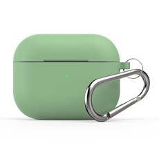 Ahome AirPods 3代 矽膠鑰匙圈保護殼, 薄荷綠, A3SKC-MG
