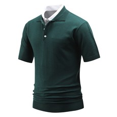 DAKUANG 男款雙層領口針織短袖T恤 D05S10_tn2774