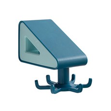 廚房多用途掛架 + 格紋魔術抹布組, 天藍色 + 藍色(掛架), 隨機出貨(格紋魔術抹布), 1套