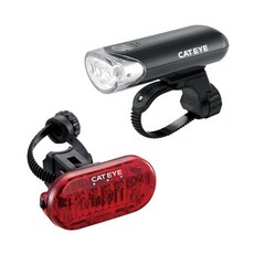 CAT EYE 自行車燈 EL135N + 安全燈 LD135 套組, 混色, 1套