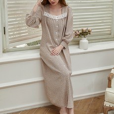 法式優雅孕婦長版連身裙 sds107