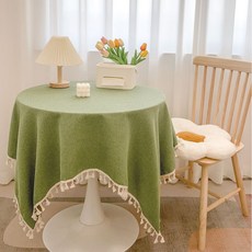 Minimo 餐桌蕾絲桌布, 綠色, 1個, 90 x 90 cm