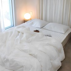 CHOUETTROOM 飯店風高密度60支棉四季被, 白色