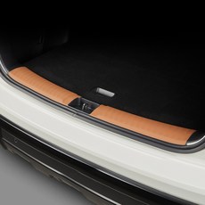 MAYTON 改裝 防刮 人造皮革 後車廂門檻飾板 SC C570-26, 棕色, SsangYong Torres