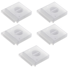 MK Zone方形電線整理支架, 透明, 5個