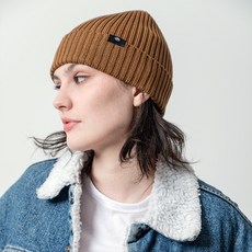 Libero Elio 戶外美麗諾羊毛帽, 棕色