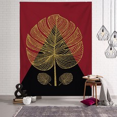 세로 디자인 북유럽 스타일 장식 태피스트리 패브릭 포스터, 04