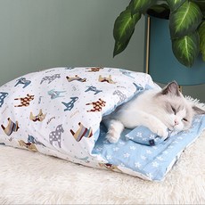 딩동펫 고양이 숨숨 이불세트, 조랑말, 1개