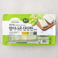 풀무원 소가 썰어나온 단단한 두부, 800g, 1개