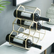 鐵製酒架 款式1, 單一顏色, 1個