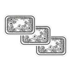 DC 可水洗矽藻土防滑墊, 11北歐花方白, 3入