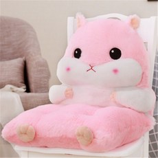 MEO車用倉鼠靠背墊, 粉色的