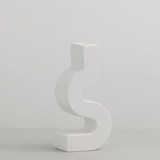 Simple&Glow北歐風波浪形狀獨特室內裝飾蠟燭架, Clova White