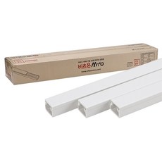 비츠온 PVC 사각 몰딩 3호, 백색, 100개