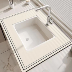 Kodachief 排水現代簡約珪藻土吸水可裁剪DIY廚房室內設計廚房水槽墊 80 x 100 cm, 簡約米白, 1個, 1欄