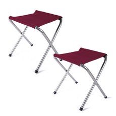 Market Plan 折疊式現代迷你椅, 2個, 紅色