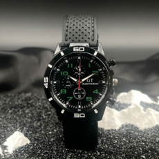 Soyosanghoe 矽膠錶帶運動手錶, 1個, 綠色