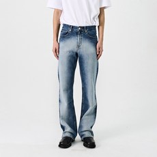 페이탈리즘 남성용 스프레이 그라데이션 와이드 면 바지 #0302