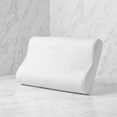 하우스터 옆으로자는 낮은 숙면 경추베개, 화이트, 1개