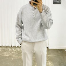 Ador Classic 男士鈕扣立領亨利領5色半高領針織衫