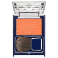 media 媚點 優雅柔光頰彩腮紅 2.8g OR-02,打造自然紅潤好氣色, 1個