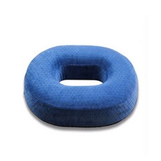 記憶棉坐墊, 藍色, 1個