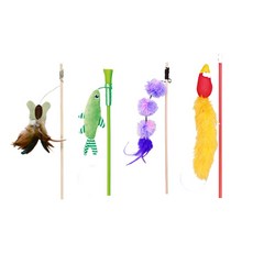 Rora Pet 玩貓 4 件套 01, 混色, 1套