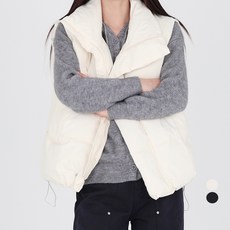 닷이프 여성용 헤르 루즈핏 조끼 패딩 O24FW1-A1184