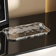 알로데 클리어 인테리어 트레이, 8 다크투명스퀘어