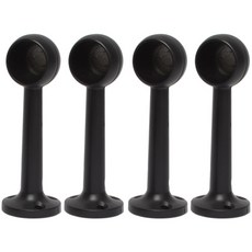 單球接頭掛勾配件 100mm 4入, 黑色的