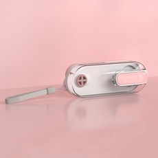 Lowide 狗狗折疊滑蓋矽膠水瓶, 粉紅色, 1個