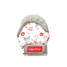 fisher-price 費雪 手套固齒器, 無奶嘴, 灰色, 1個