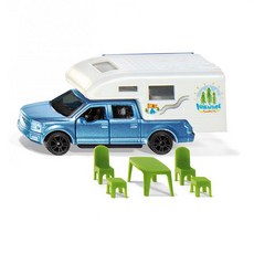 siku Ford F150 皮卡露營車 合金模型 SK1693, 混合色