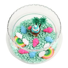 加濕福袋玻璃球15個魚缸套組, 珊瑚