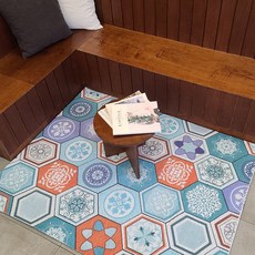 홈아트 인테리어 패턴코일 발매트 120 x 240 x 1.5 cm, 뉴06, 1개