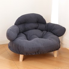Qilci 四季舒適寵物沙發, 灰色, 1個