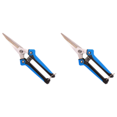 高級花藝多功能園藝剪刀 藍色, 2個