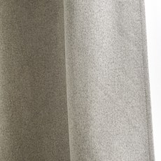 BAZAAR 亞麻四層100%遮光穿孔式窗簾 2入, 淺米色