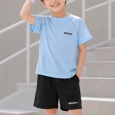 Hey Junie 涼感網眼縫線短袖上衣 + 下身套裝