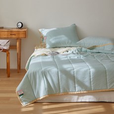 maatila Ribbon Cake雪紡泡泡紗雙面夏季薄被組