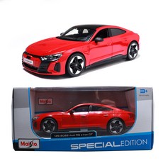 Maisto 1:25 奧迪 RS e-tron GT 壓鑄玩具模型, 紅色