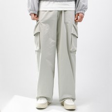 더액션 남성용 웨인 와이드 밴딩 카고 팬츠 P2987