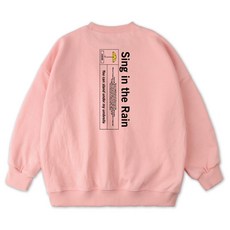 VENHIT 青少年款In The Rain寬鬆棉質雙面布大學T