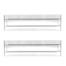 간편한 서랍 칸 분리대, 2개, 화이트