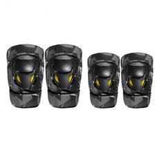 SULAITE 生存遊戲騎車短款護具組 25-AA235 護肘 2入+護膝 2入, 迷彩